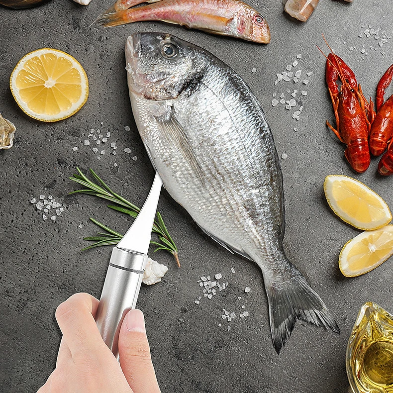 Stainless Steel Cleaning Fish Peeler Cutter Belly Intestine Stripper Shrimp Knife Kitchen Shrimp Thread Knife