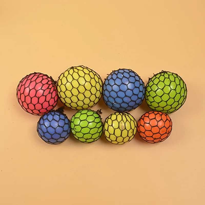 5 cm 6 cm Hand Squeeze Grape Ball Fidget Vent Ball Toy Miniature Novelty Toy Toddler Gift Stress Relief Toy Grape Mesh Ball