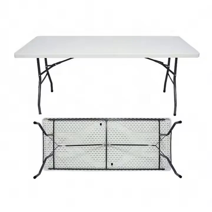 Wholesale Folding  plastic outdoor Table simple design outdoor camping restaurant wedding events tables