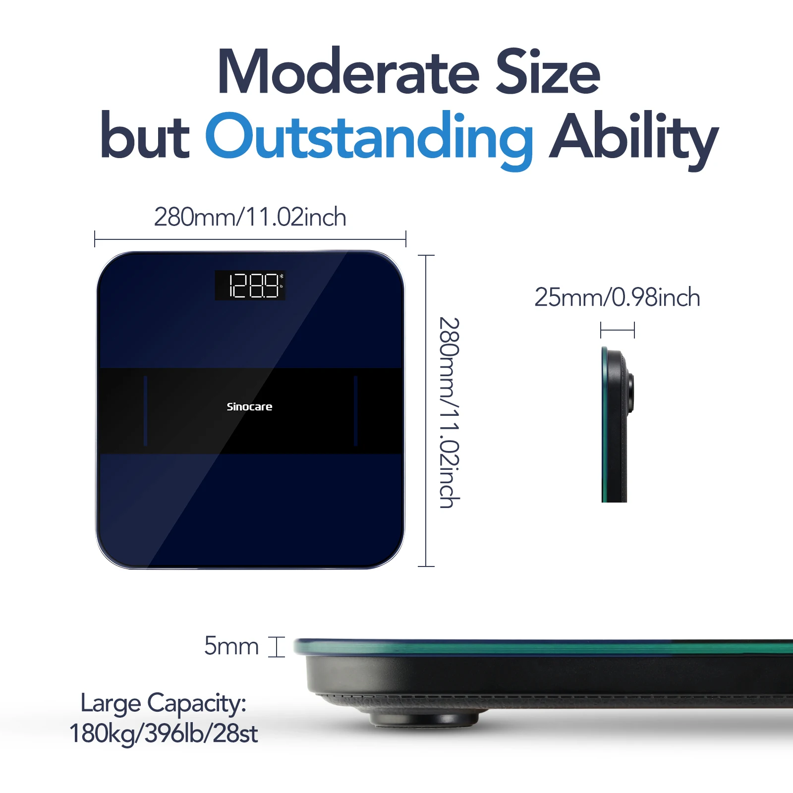 US Fast Shipping human Electronic Digital Body Fat BMI APP Weighing fashion smart body fat Bathroom Scale