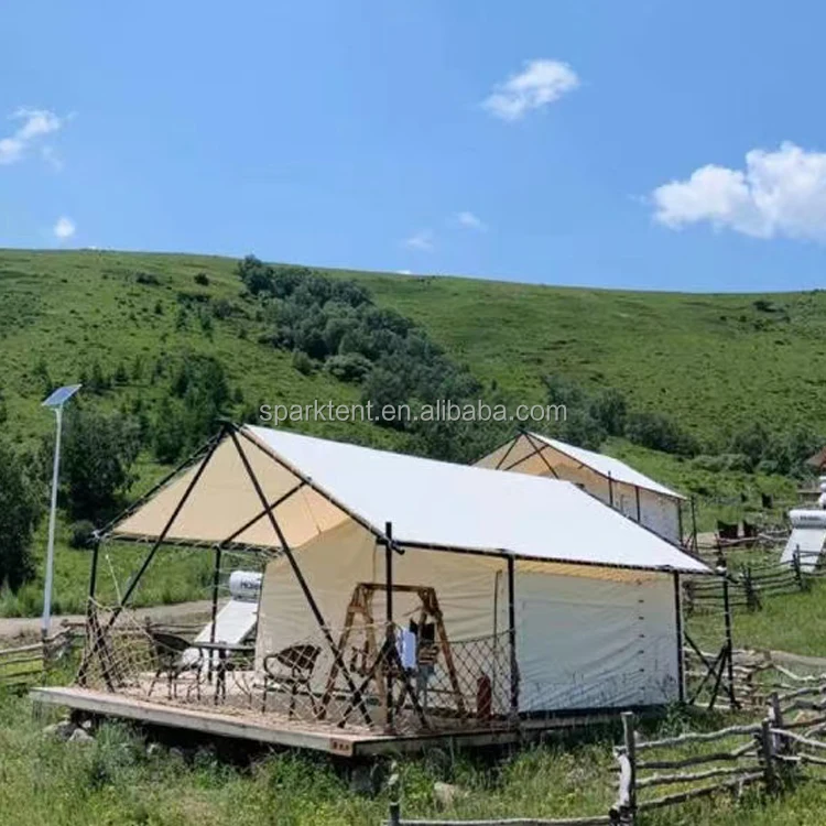 Outdoor Modular House Shape Luxury Glamping Safari Resort Tent for Sale
