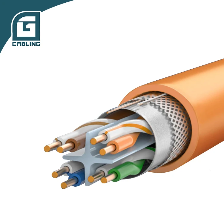Gcabling Stp Cat 6 Cat6 Outdoor Cable Utp Outdoor utp Cat6 Black cat6a cable ftp 8x0.5 internet cable