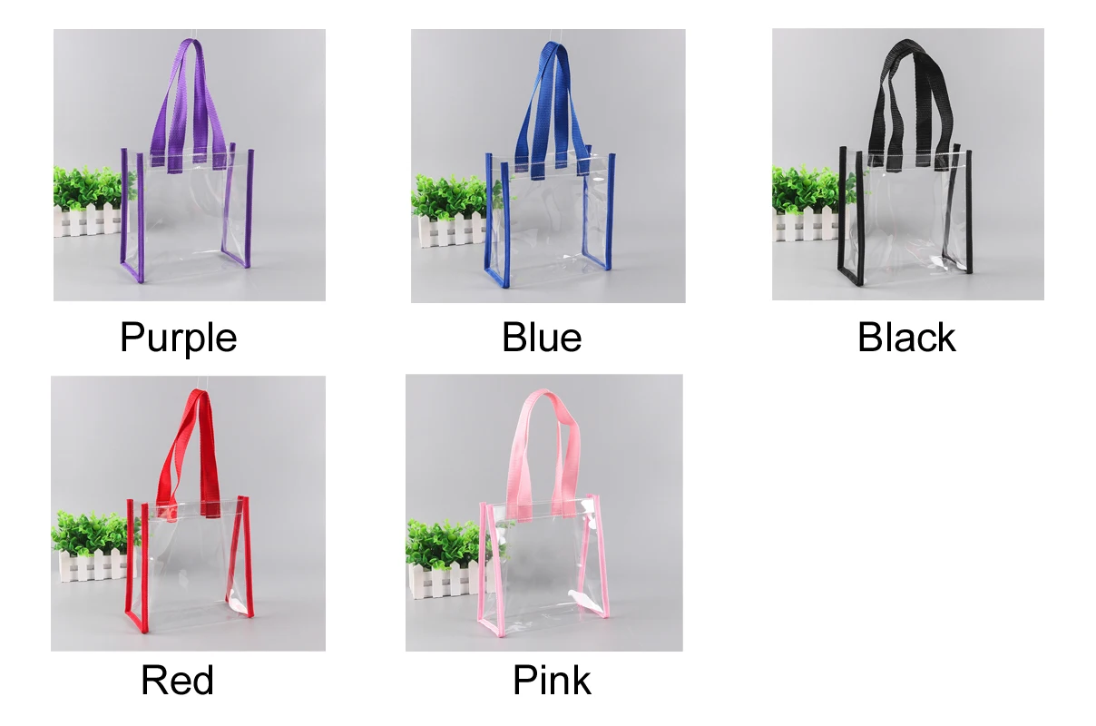 Большая пластиковая прозрачная виниловая Сумка-тоут из ПВХ женская черная сумка для покупок Женская водонепроницаемая сумка-тоут