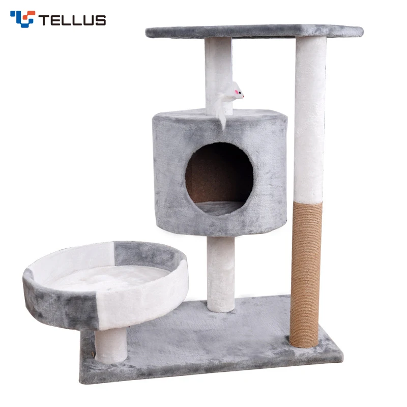 Cat Tower Indoor Green Towers Climbing Litter Home Cat Trees & Scratcher