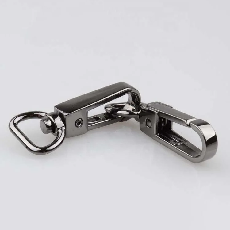 hardware zinc alloy dog clasp metal bag accessories rotary hook stainless steel fastener buckle factory direct sales 2021