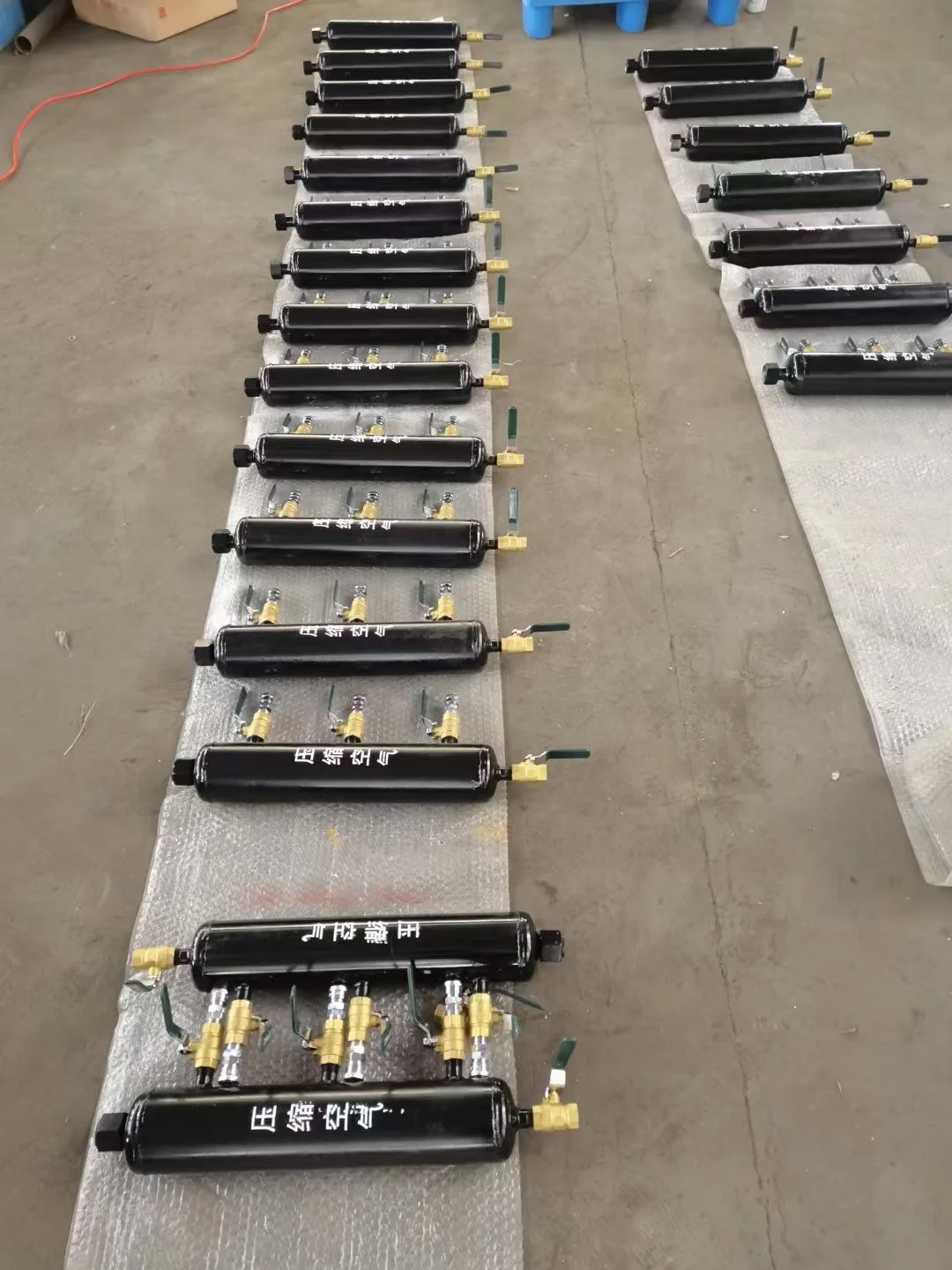 Seamless pipe gas collection bag gas supply device for water oxygen co2 acetylene