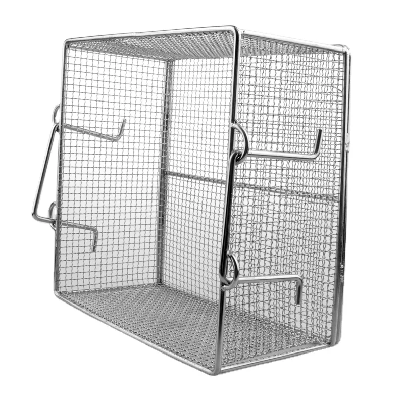 Food grade customized size stainless steel welded wire mesh basket for storage