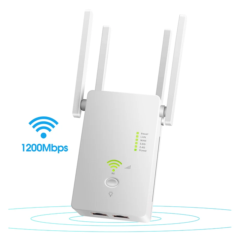 Усилитель сигнала Wi-Fi 802.11ac 1200 Мбит/с 2 4