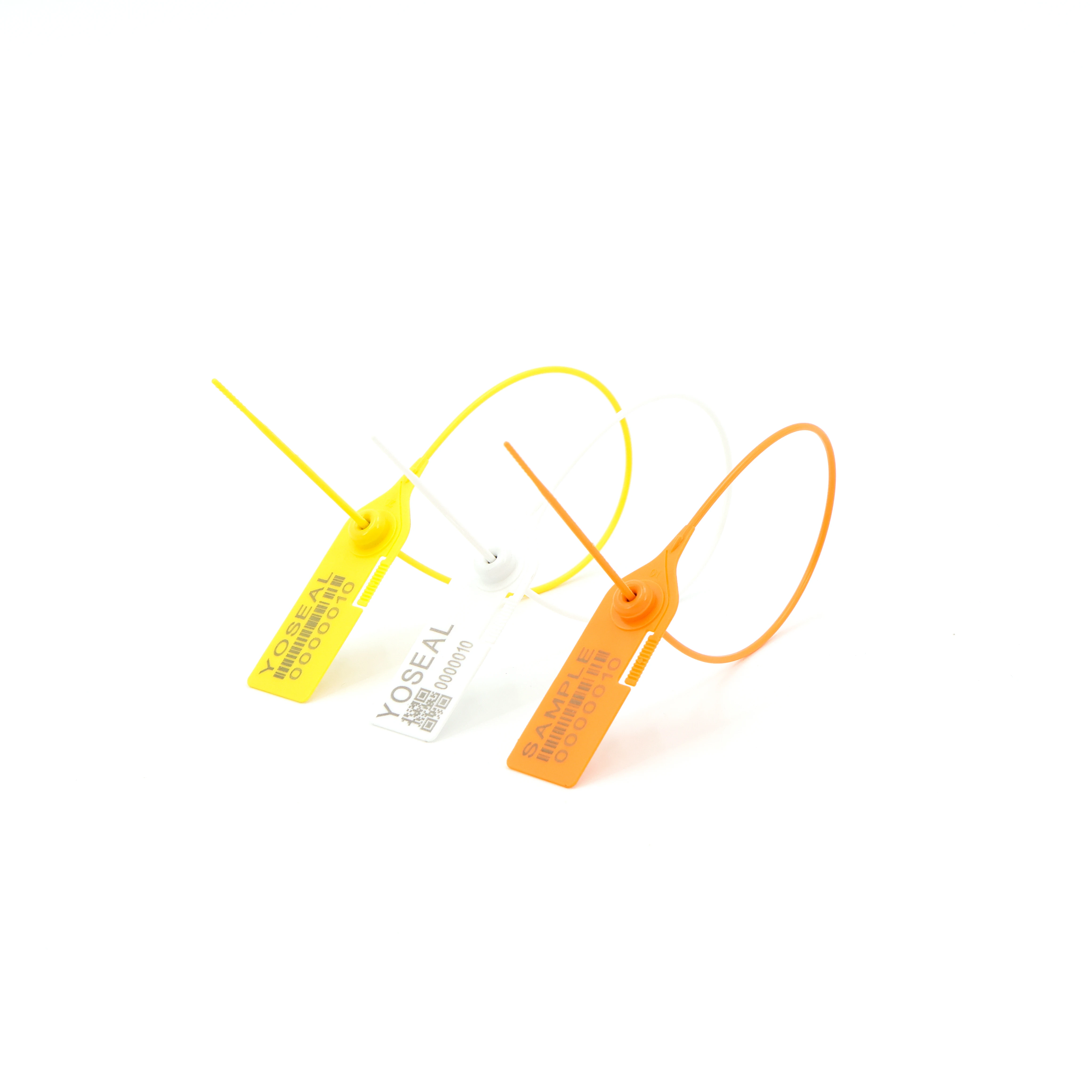 PP Plastic 360mm pull tight plastic security seal with tear-off