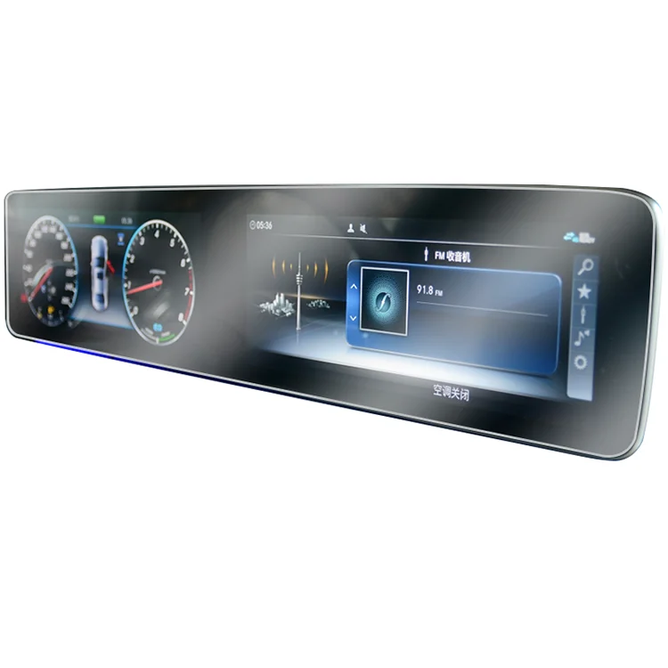 
2.5D 0.33mm For Mercedes Benz E- Class S-Class Car GPS System Display Tempered Glass Car navigation Screen Protector 