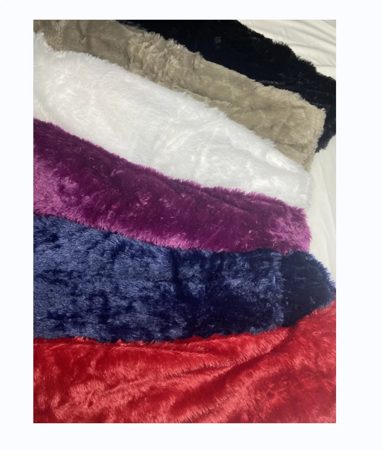 12mm 20mm 30mm super soft fabric push velour colorful pillow fabric