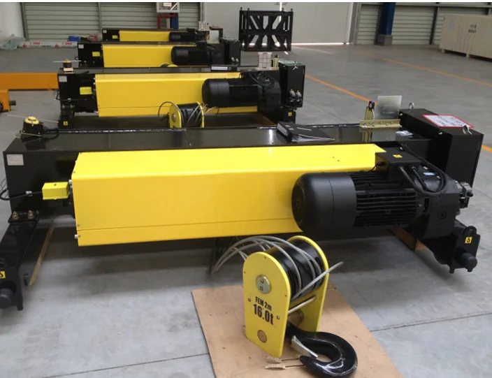 1-20 Ton Single Double Speed Standard European Single Girder Wire Rope Electric Hoist For Lifting Crane