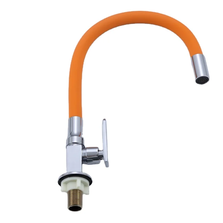 Jooka 1 Hole Single Handle Chrome Kitchen Faucets Torneiras Da Cozinha