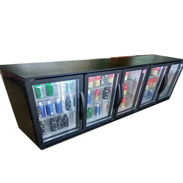Wholesale 30L air cooling glass door portable mini bar fridge for hotel/restaurant/coffee shop