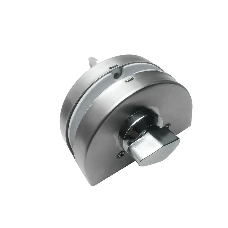 Multiple types glass door half-round lock stainless steel frameless glass door central lock hardware for office hotel bathroom