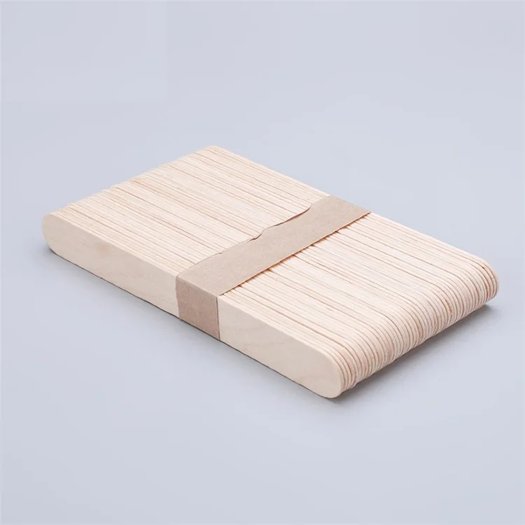 150x18x1.6mm wood ice cream stick bulk birch wood popsicle ice cream sticks tongue depressor