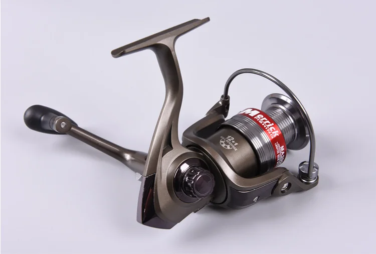 High Speed 5.2:1 Gear ratio Metal Spinning Fishing Reel Sea Fishing 12+ 1BB Spinning Fishing Reel
