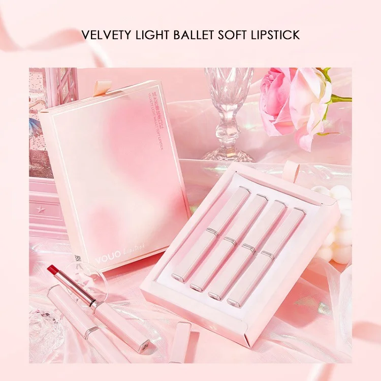 Luxury Matte Lipstick Set Velvet Moisturizing, Waterproof and Long-lasting Lipsticks
