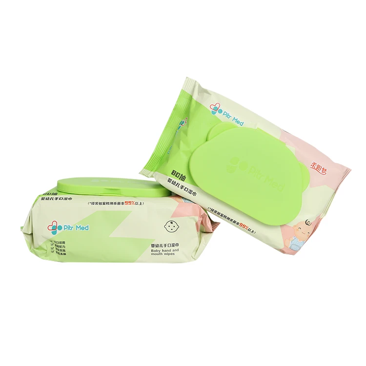 Высококачественные детские салфетки с логотипом на заказ, специальные органические биоразлагаемые бамбуковые влажные салфетки с крышкой