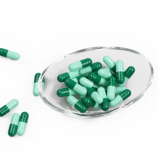 Various Colors Pharmaceutical Gelatine /HPMC Empty Capsules  Separated Size 00#0#1#