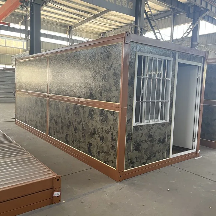 foldable assembly house 40ft 20ft prefab camping office 2 bedrooms foldable cottage houses