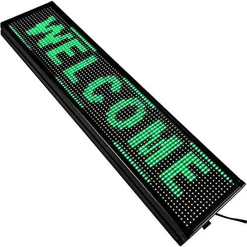 led Display Full Color LED Message Sign green p10 Led Display Programmable Led Banner Scrolling led Display for Advertising