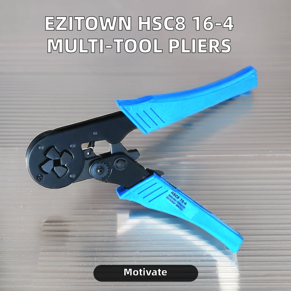 Ezitown HSC8 16-4 медные кабельные плоскогубцы многофункциональные ручные инструменты для наконечников и разъемов обжимные электрические
