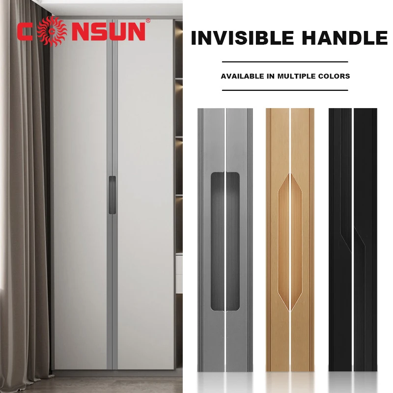 modern furniture kitchen zinc door handle cabinet pulls