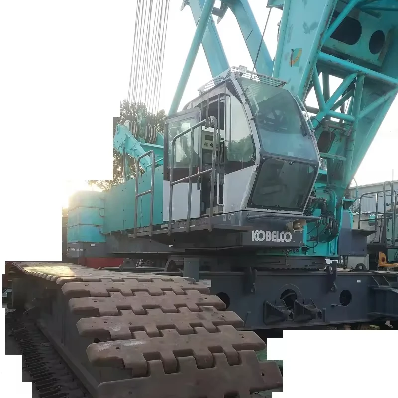 Подержанный гусеничный кран Kobelco 7150 150 тонн для строительства электростанции используемый в Тайланде хорошо продается