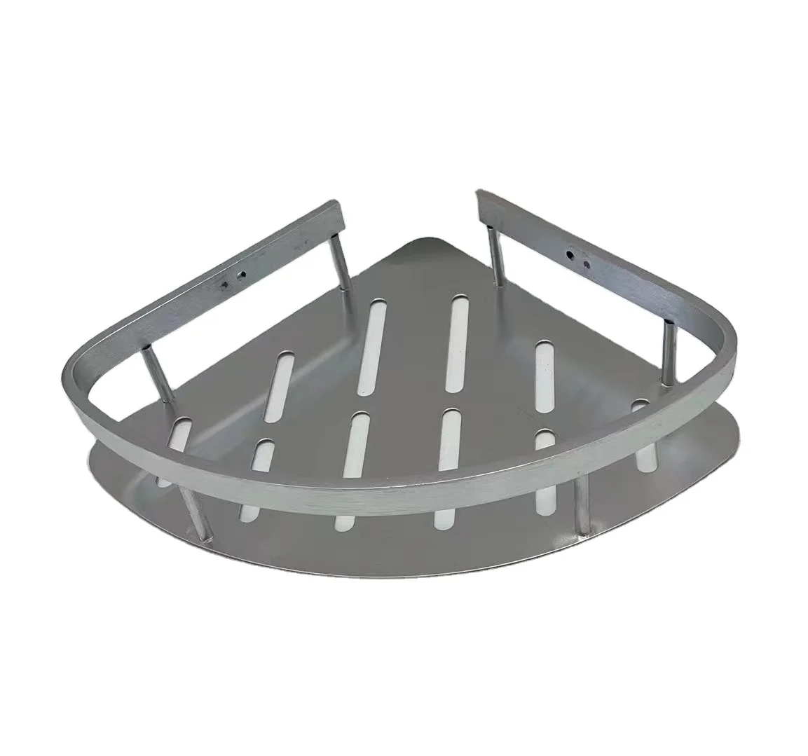aluminum alloy corner shelf bathroom shelf