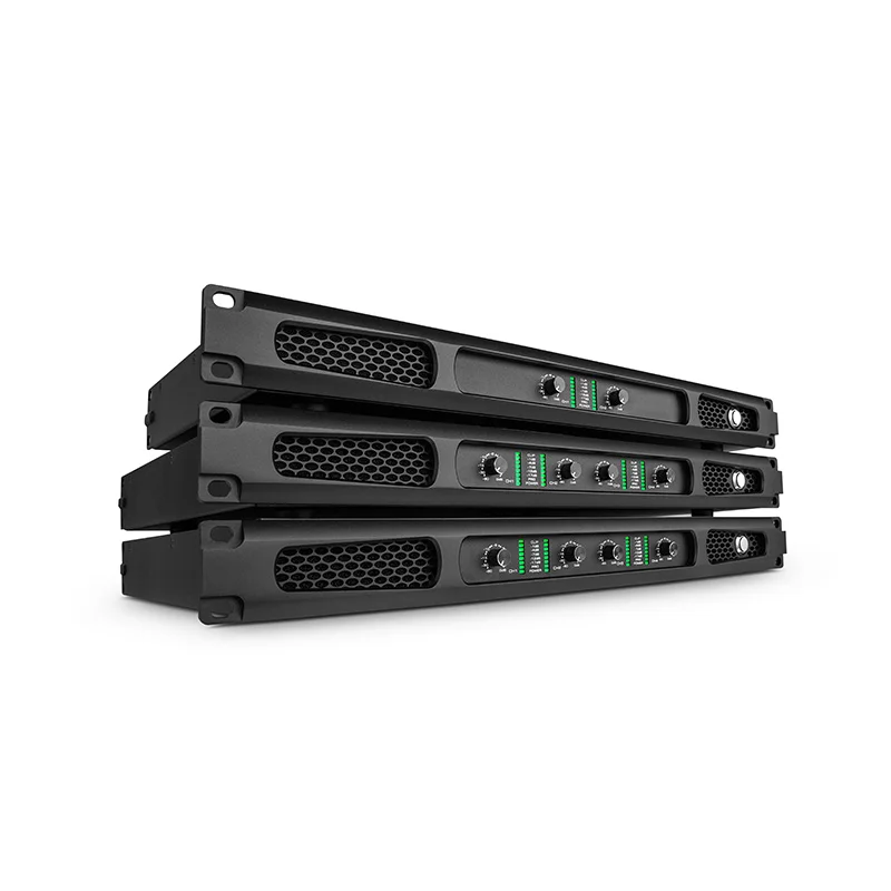 JGM Professional 4-канальный 1600WX4 цифровой усилитель мощности UPDM технологии последнего поколения 1U крепление на стойку