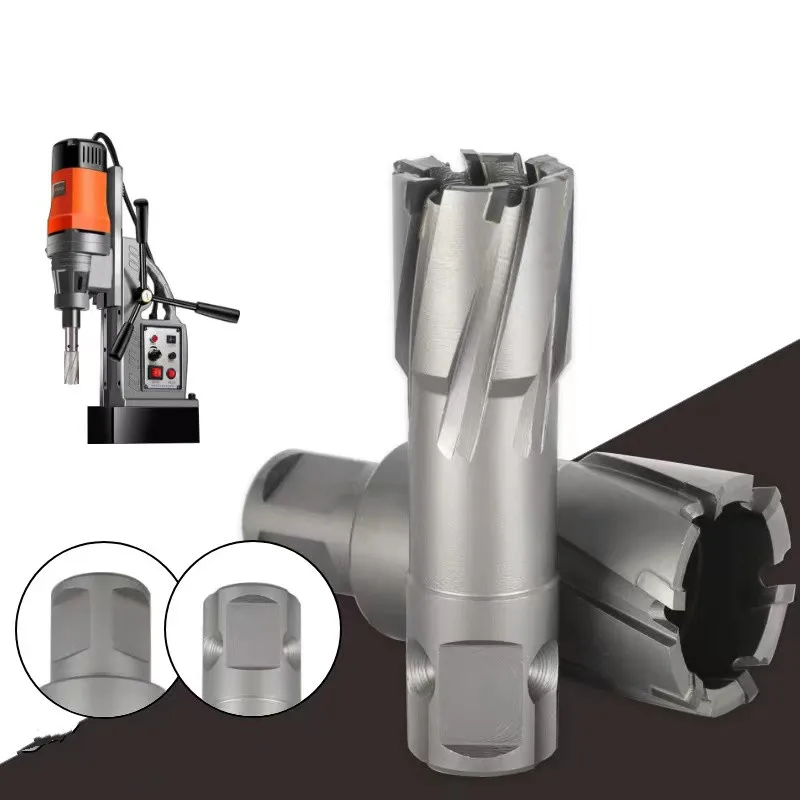 Hollow bit drilling metal alloy steel plate bit12-65mm magnetic cutting drill core drill 35 50 depth