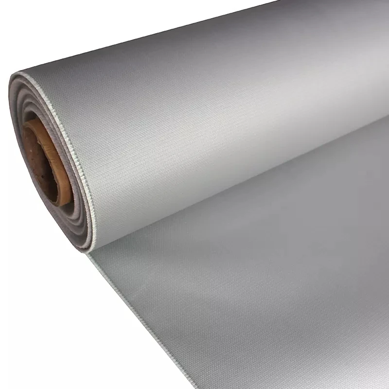 Silicone Coated Fiberglass Fabric xufang hot selling High Temperature Flame Retardant Twill Woven Fiber Glass Cloth