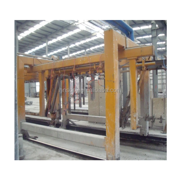 Recipe formula automatic manufacturer making lightweight block German technology production line AAC brick machine in Uzbekistan
