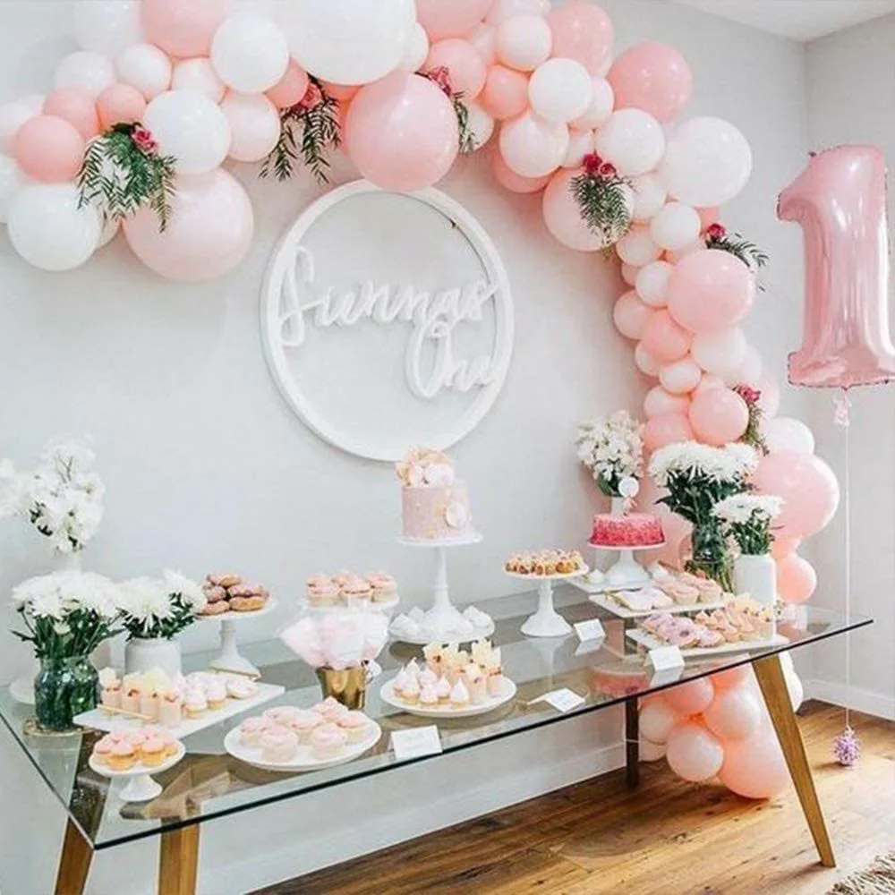 Wedding Party Valentines Decoration Balloon Latex Foil Garland Arch Kit