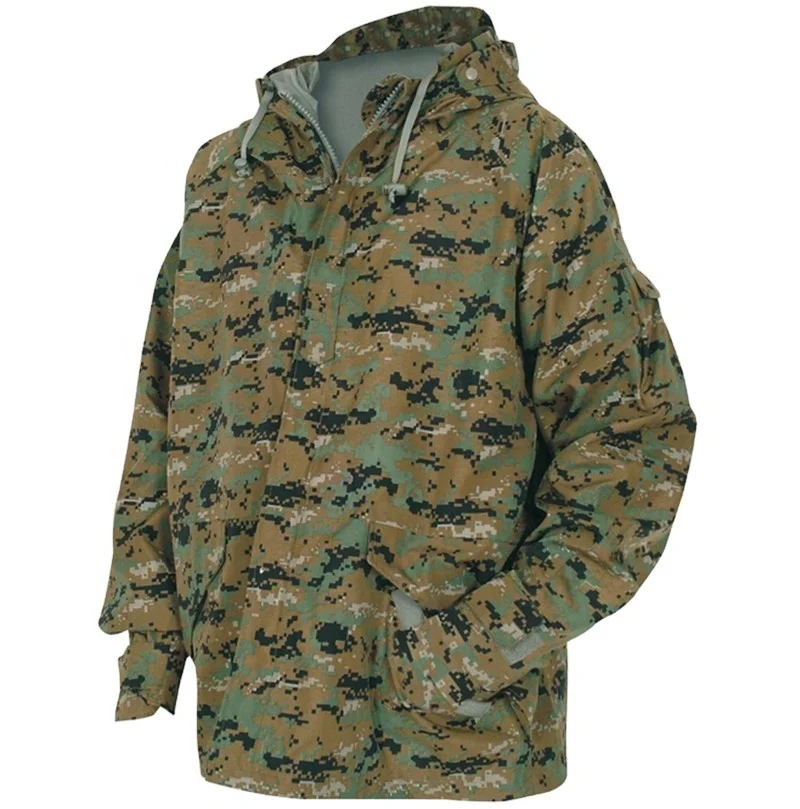 security guard uniform design China XinXing Marpat Camouflage ECWCS Water Resistant Parka Jacket