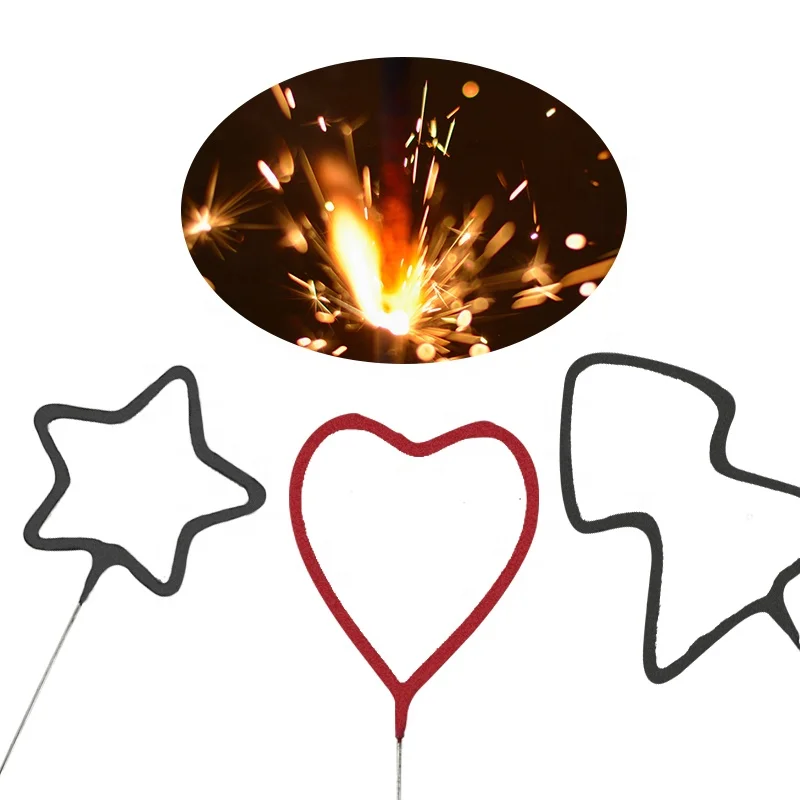 10 20 36cm 70 long sparklers shaped wedding electric sparklers