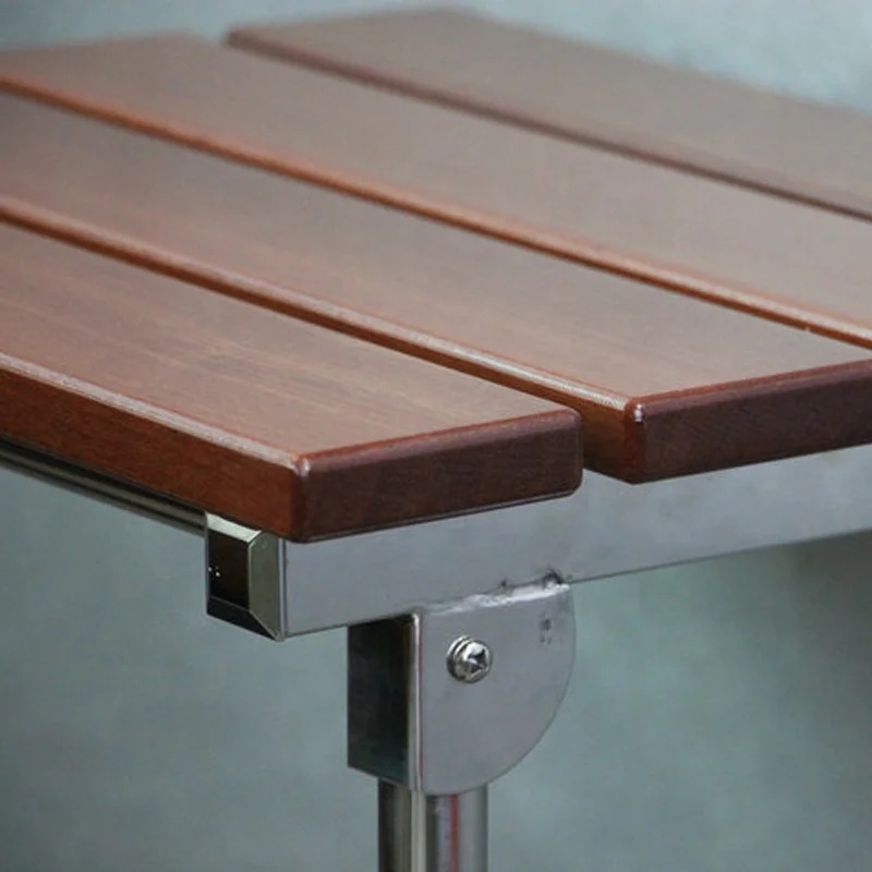 
YUSUN Bathroom Modern Foldable Wood Shower Seat For Elderly 