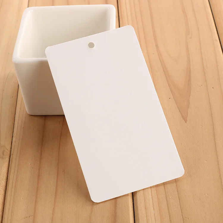 Fabric Recycled Garment Accessories String Seal paper Hang Tag Clothing Tag Swing Bags Shoes Custom Cotton tag Customized