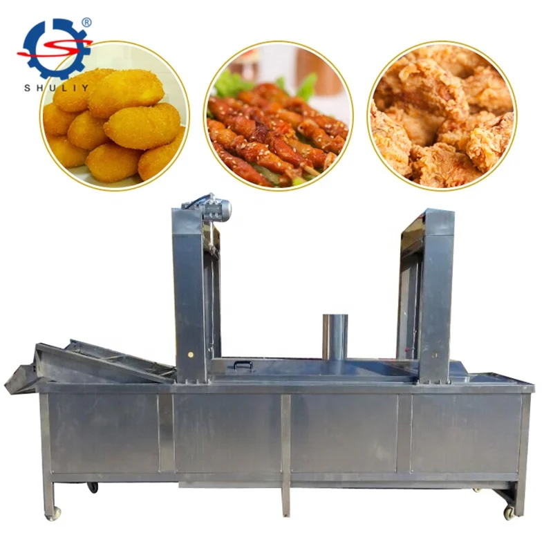 automatic meatball frying machine from