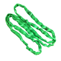 1T 2T 3t 4t 5T 6T polyester yarn straps carrying round sling 1-100m polyester round sling