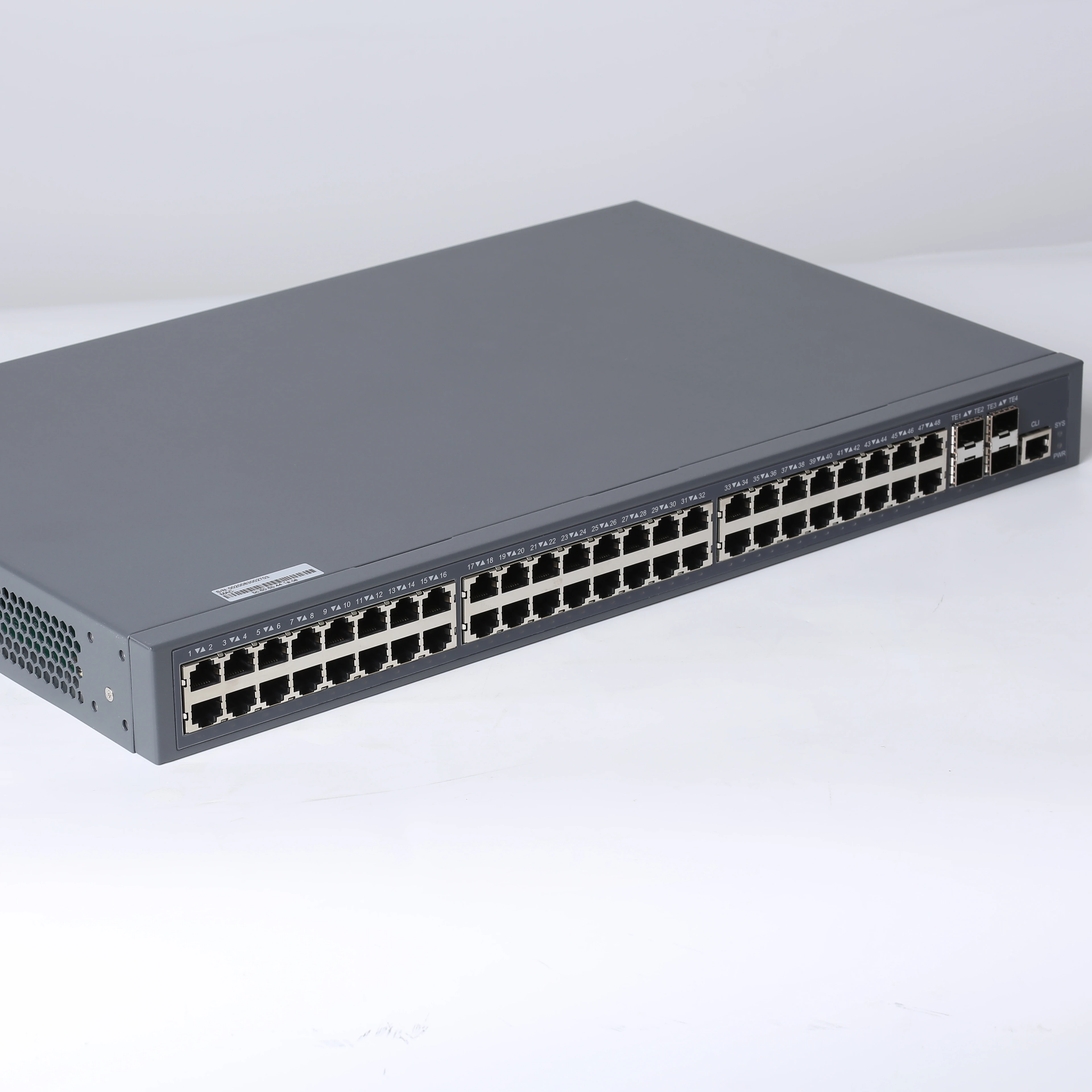 Hioso Carrier-Level Ethernet Switch 48 GE TX ports, 4 10GE/GE SFP+ ports Switch  layer 2 managed network fiber 48port switch