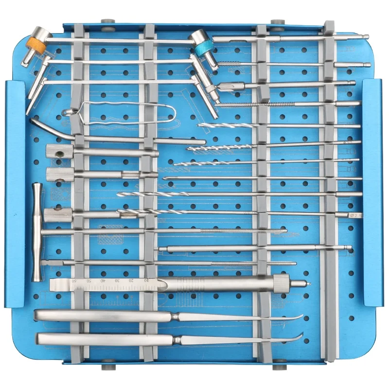 Набор инструментов для блокировки мелких фрагментов ортопедический хирургический инструмент травм заводская цена WELLBONE