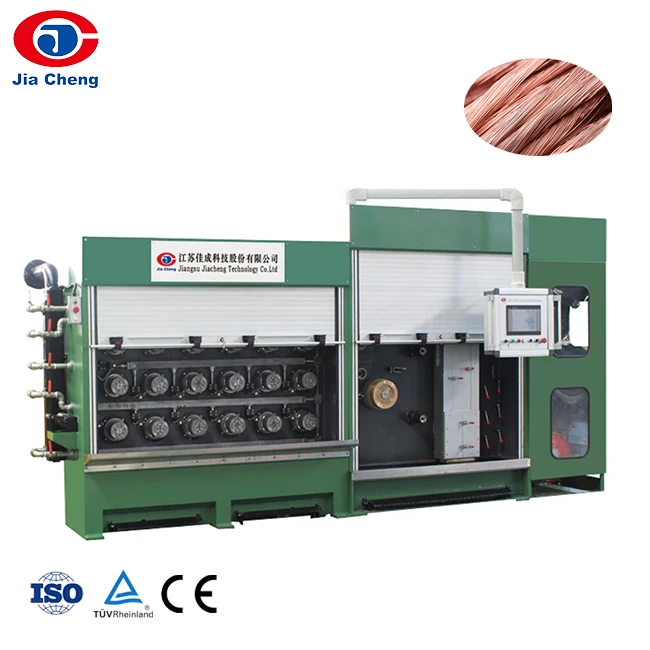 JIACHENG 4 Wires Intermediate Copper Wire Cable Drawing Making Machine with Annealer