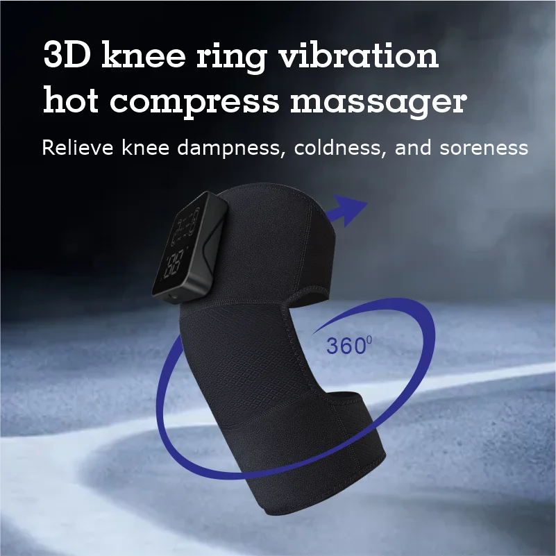 Air Compression And Vibrating Arthritis Electric Wireless Infrared Joint Knee Massager Machine With Heat