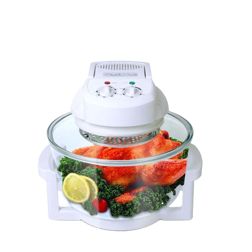 1400W 1300w 1200w new white home kitchen pastry recipes convection bulbs china flavorwave 12l halogen oven