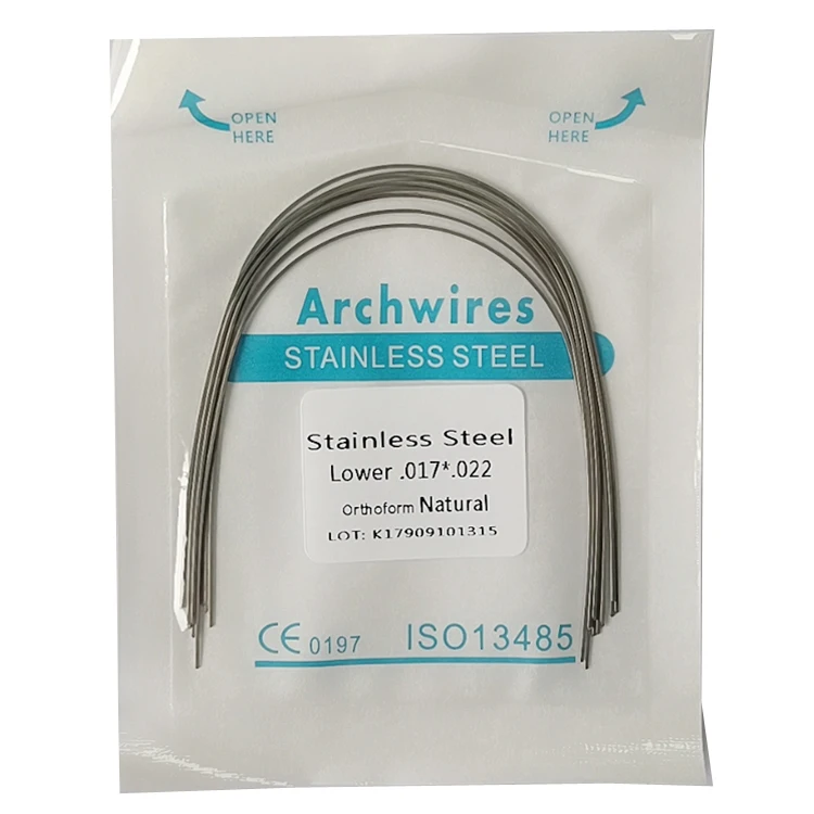 Stainless Steel Arch Wires of orthodontic
