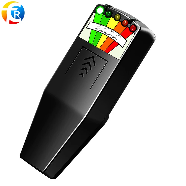 5 LED Light EMF Meter Magnetic Field Detector Ghost Hunting Paranormal Equipment Tester Portable