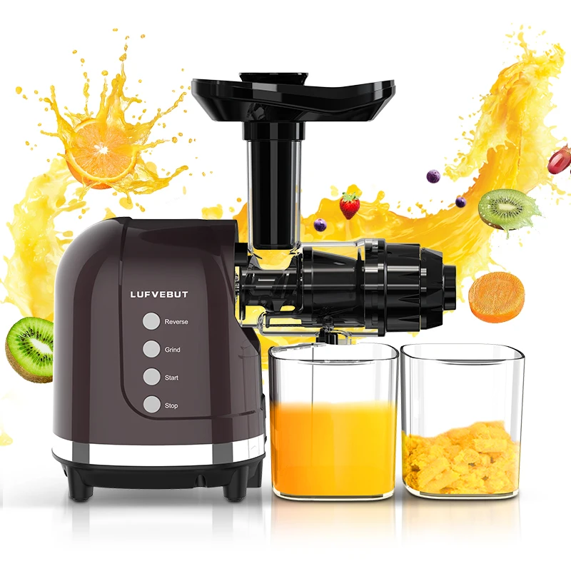 BPA Free Automatic Mechanical Fruit Juice Maker Home Appliances Blender 95% juice yield Slow Juicer Machine