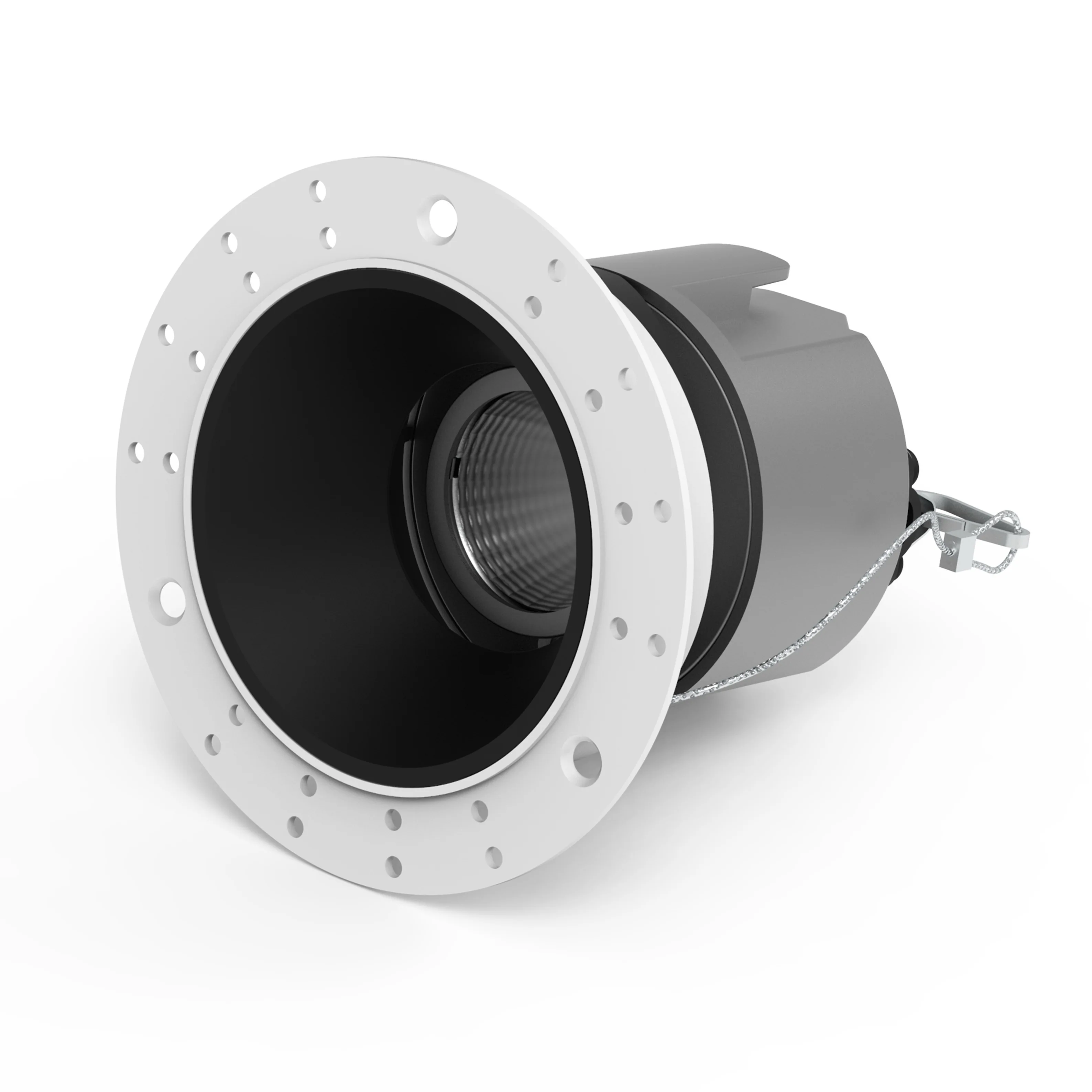 high end  UGR<12 5-25w black white silver gold  round trimless led wall washer cob downlight